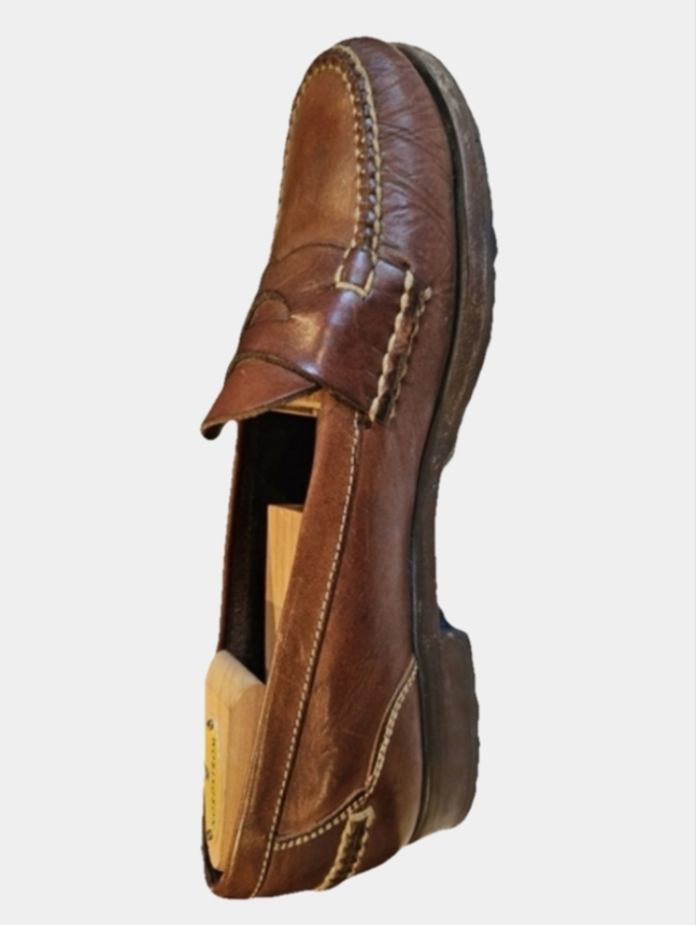 Cole Haan Vintage Brown Leather Douglas Penny Loafers Size 9.5